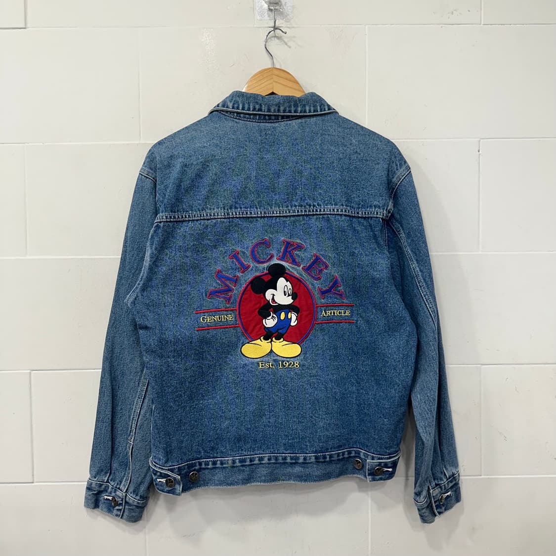 90's 언리미티드 미키마우스 트러커자켓 상품이미지5