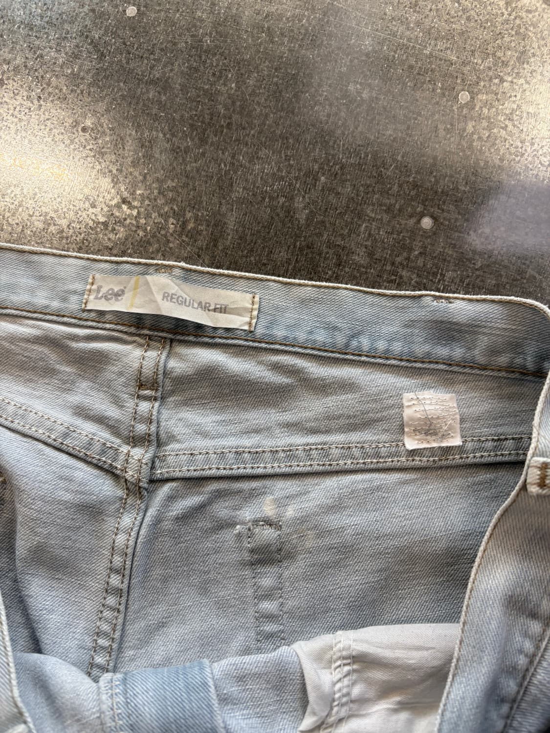 00s 리 연청 파우더 워싱 데님 상품이미지3