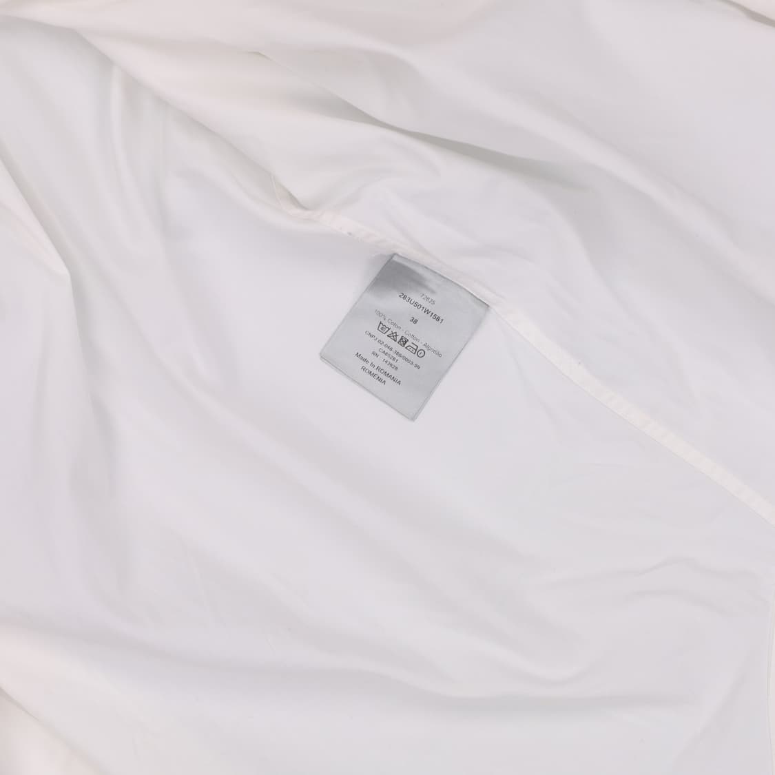 [38] 디올 화이트 드레스셔츠 (오염,단추X) 1103HR2 상품이미지9