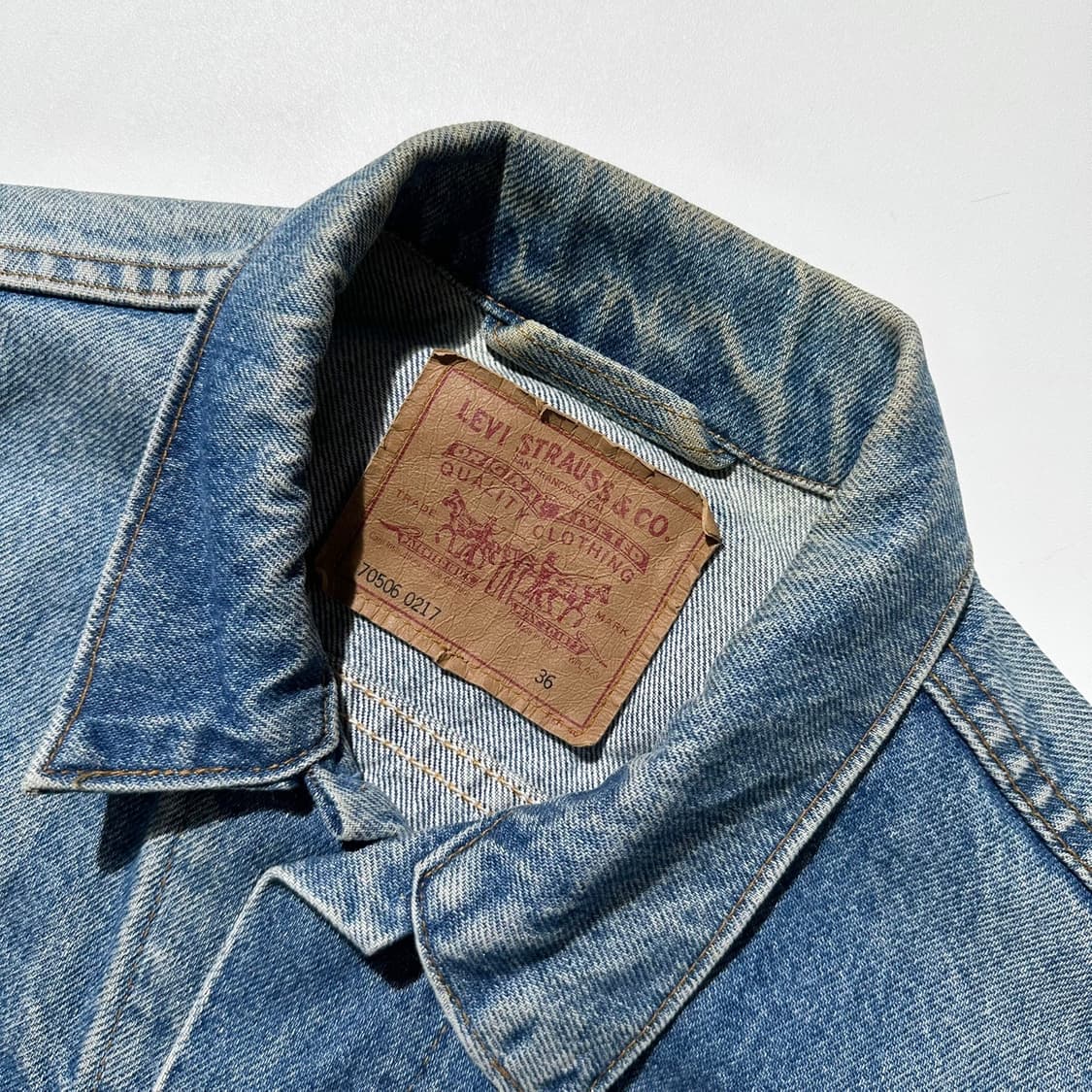 80’s USA 리바이스 데님 트러커 자켓 상품이미지4