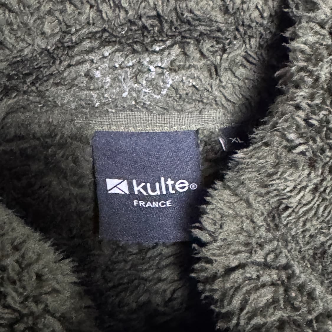 쿨트 카키 후리스 자켓 상품이미지4