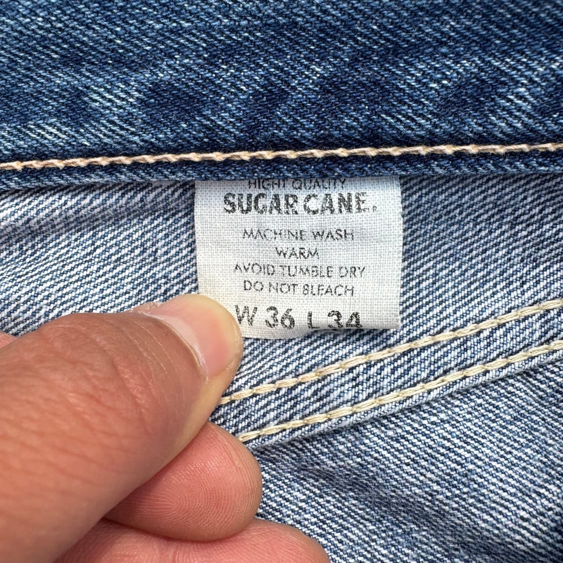 [34] 슈가케인 1947 셀비지 데님 팬츠 상품이미지10