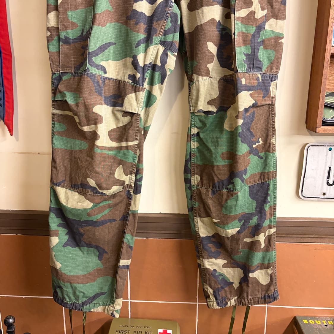 US Woodland BDU Pants M-L Size 260505-4 상품이미지3