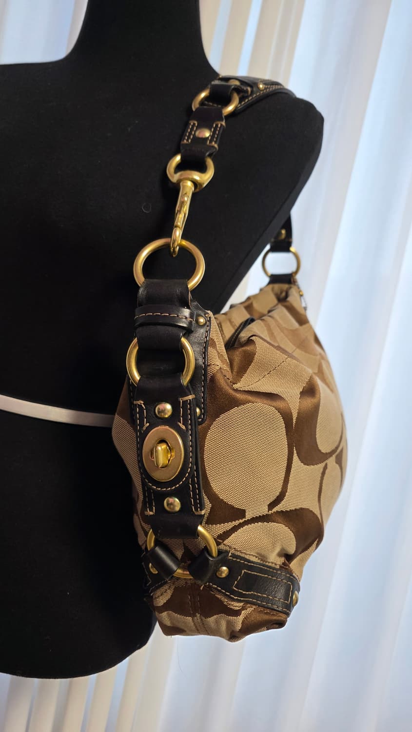 코치 시그니처 턴록 소호백 00s y2k 상품이미지5