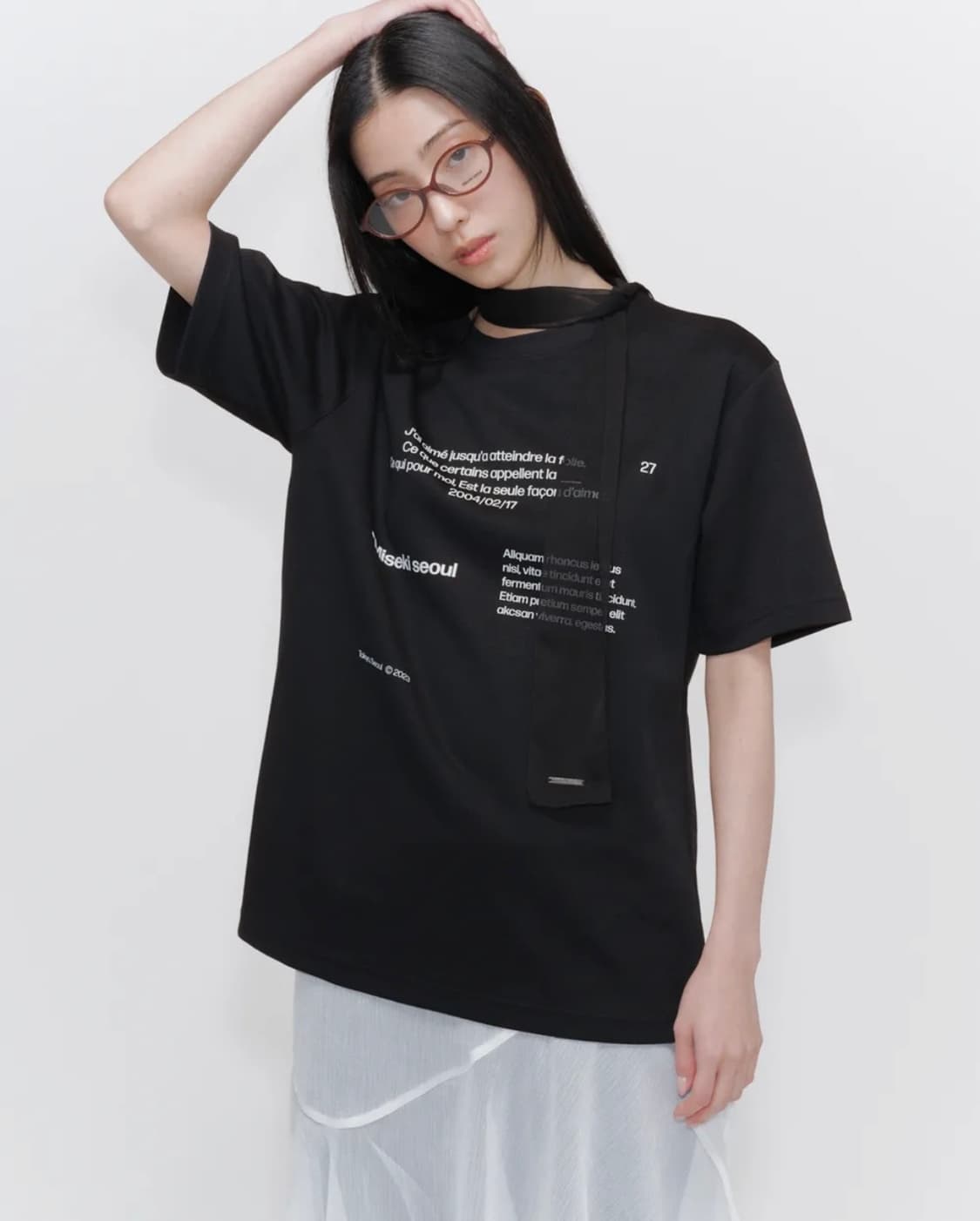 미세키서울 Miseki typography short sleeves 상품이미지2