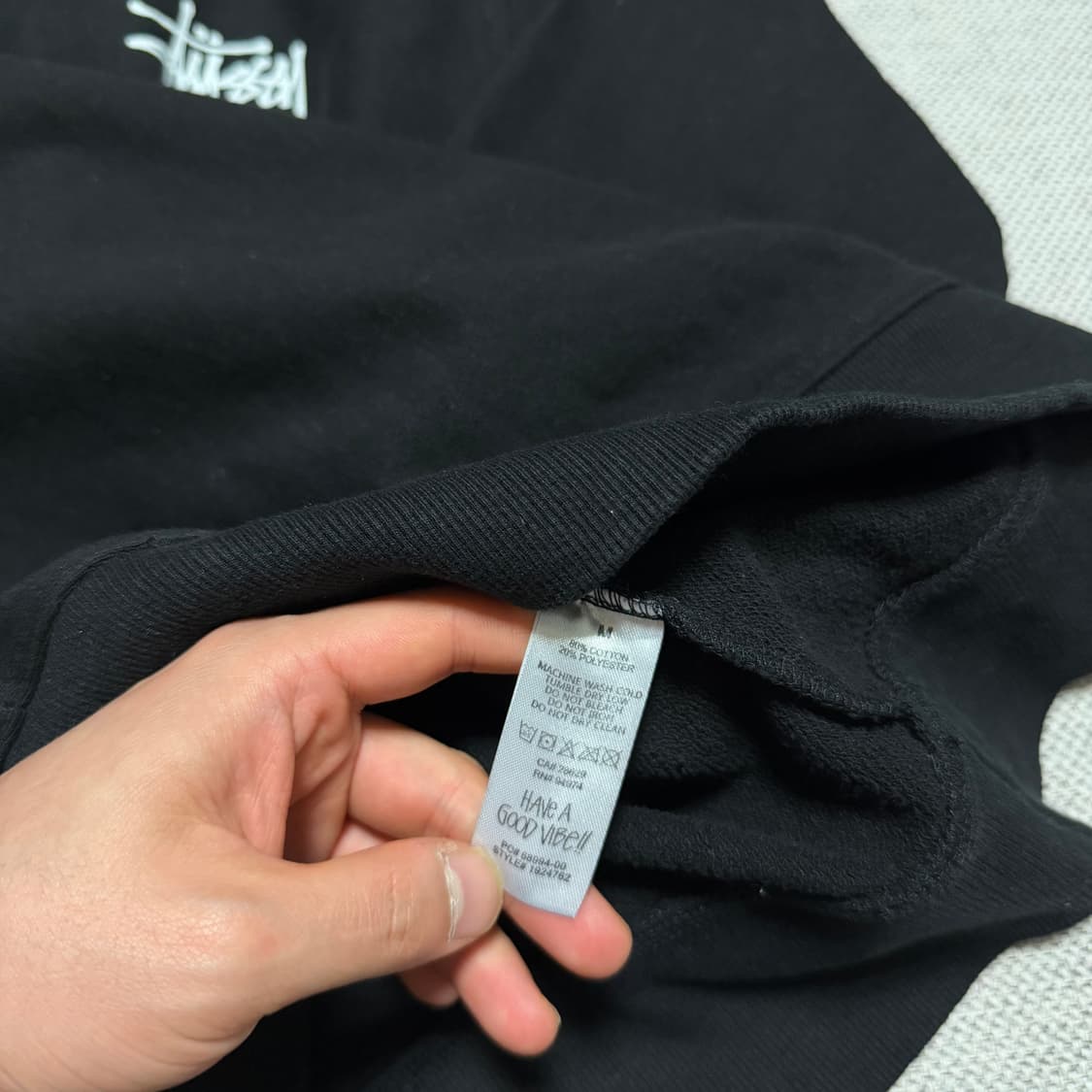 스투시 베이직 로고 맨투맨 상품이미지4