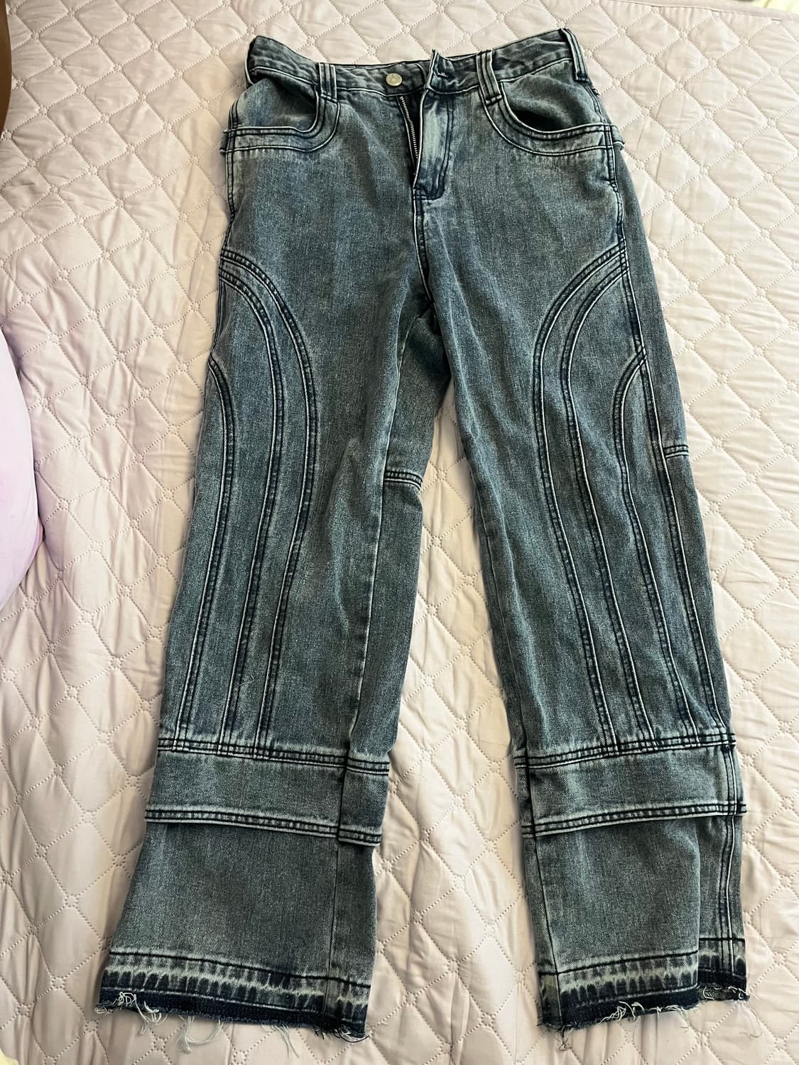 노매뉴얼 워싱팬츠 WASHED DENIM WORK PANTS 상품이미지2