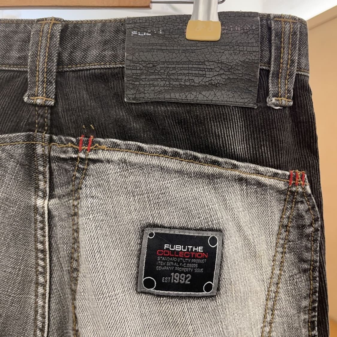 푸부 올드스쿨 스트릿 Y2K 빈티지 워싱 데님팬츠 29인치 C07671 상품이미지5