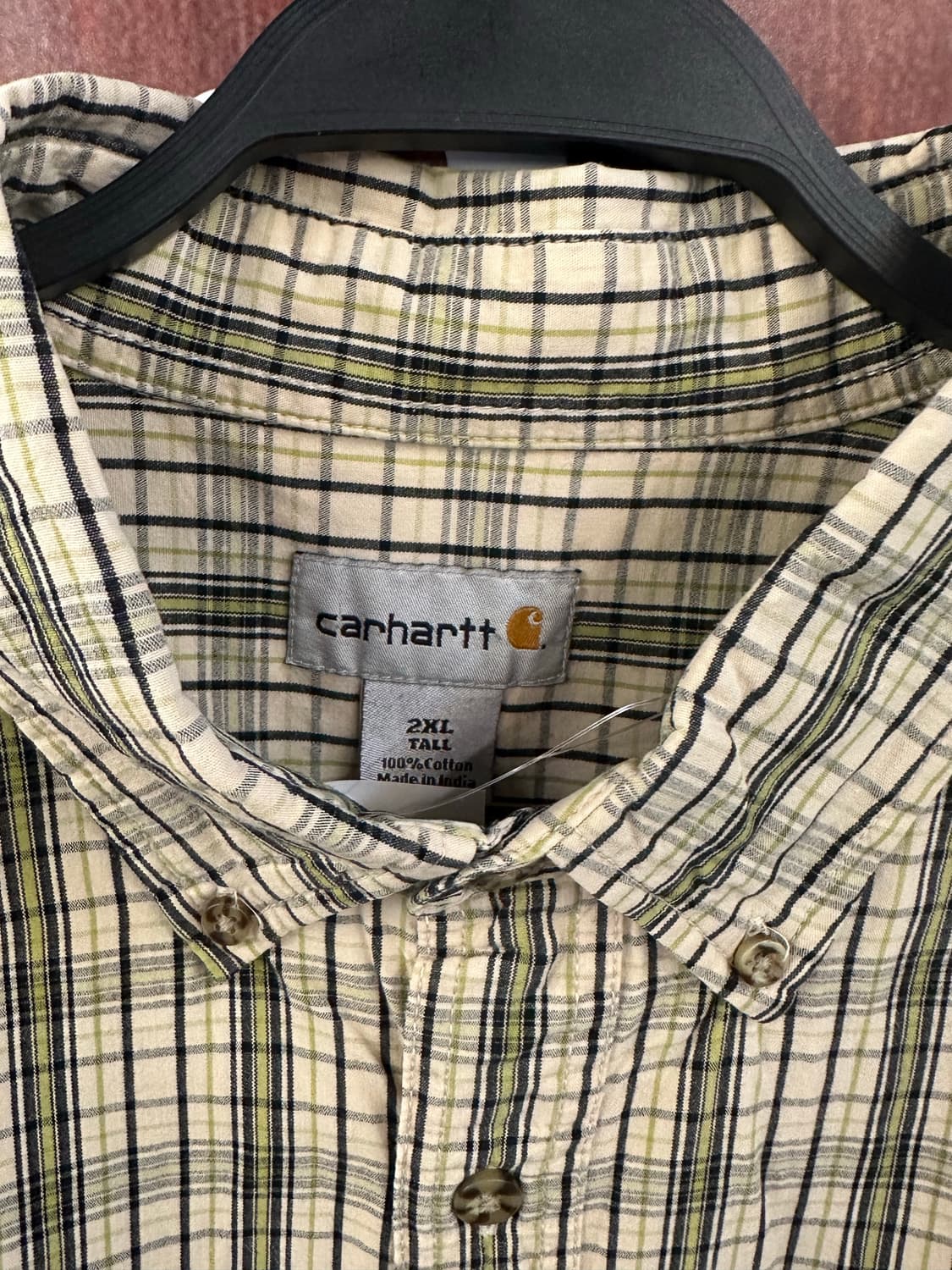 CARHARTT 칼하트 체크 반팔셔츠 상품이미지2