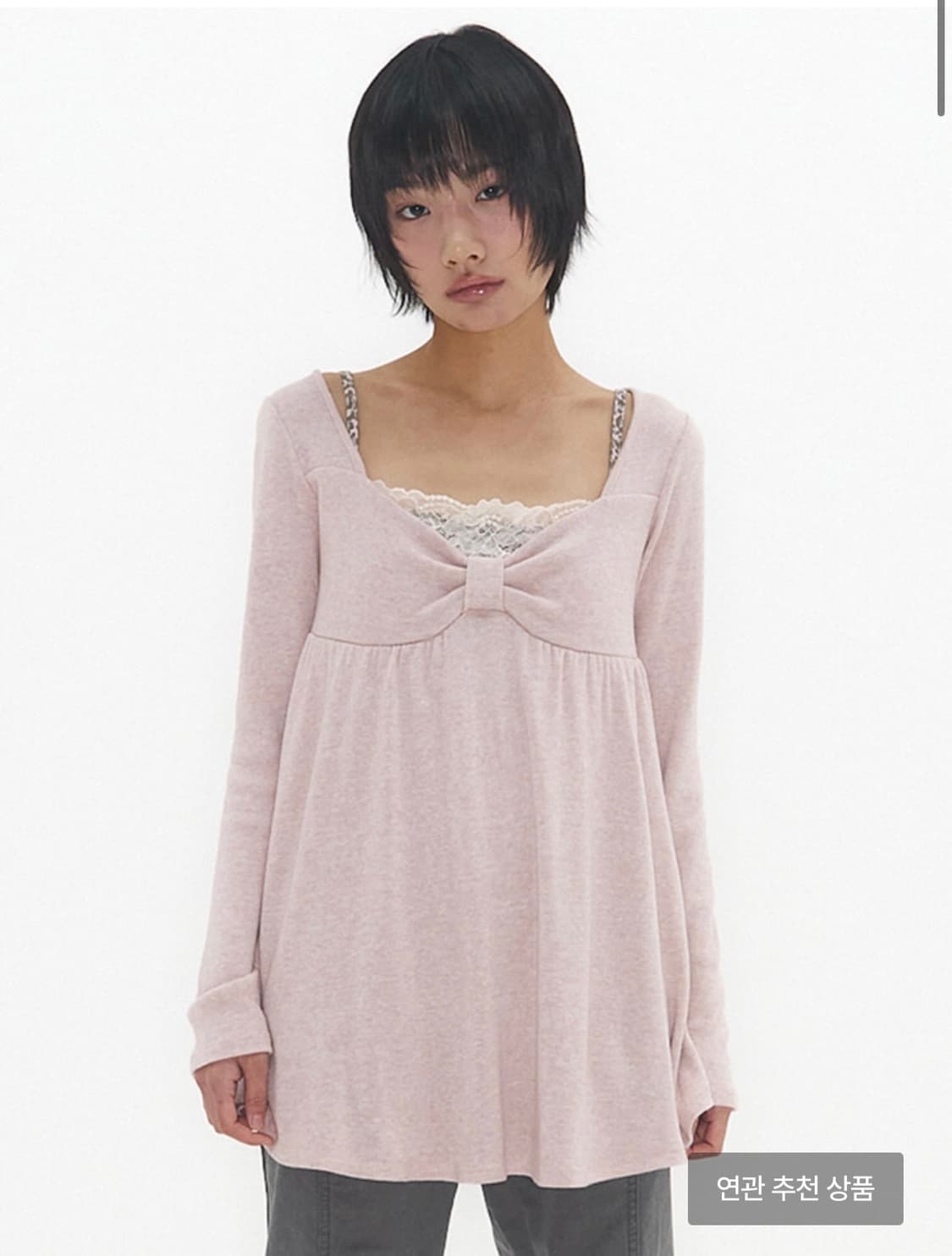 익스파이어드걸 밤비 소프트 탑 핑크 상품이미지1