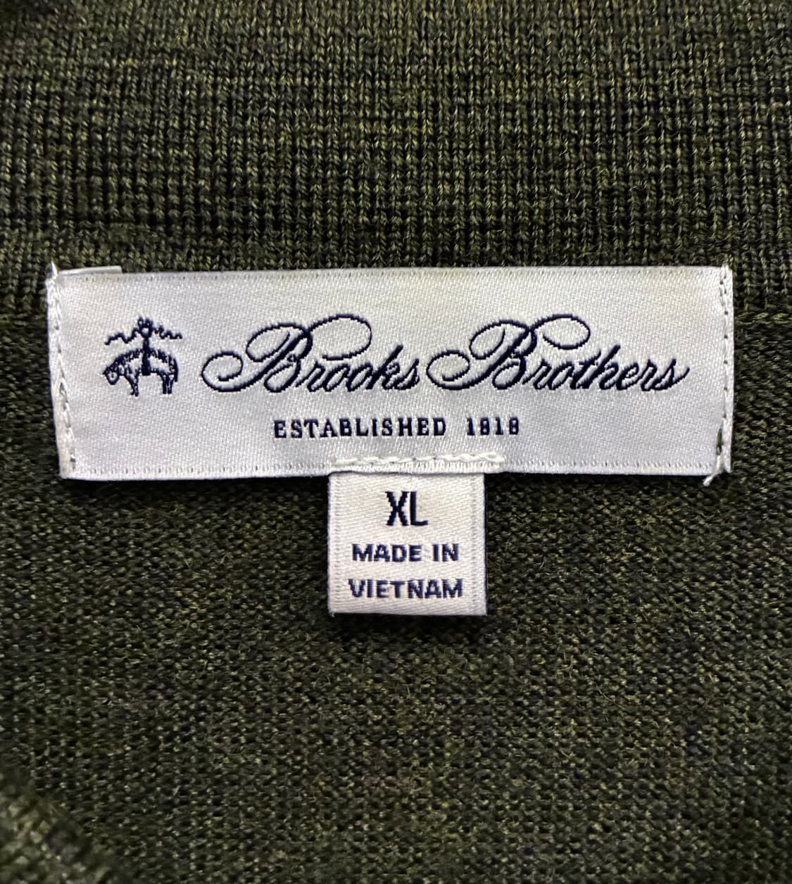 (XL)브룩스브라더스 메리노울 긴팔 pk 니트 카라티셔츠 롱슬리브 상품이미지9