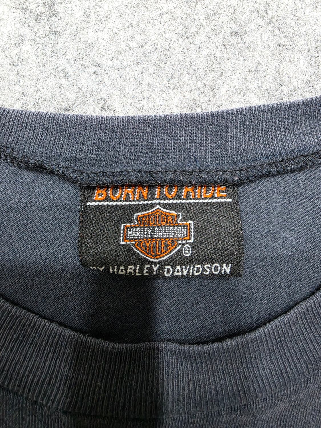 빈티지 할리 데이비슨 그래픽 페이드 그런지무드 반팔티 상품이미지10