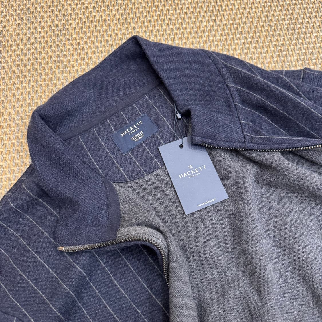 Hackett London 최고급 핀스트라이프 트랙 수트 자켓  상품이미지3