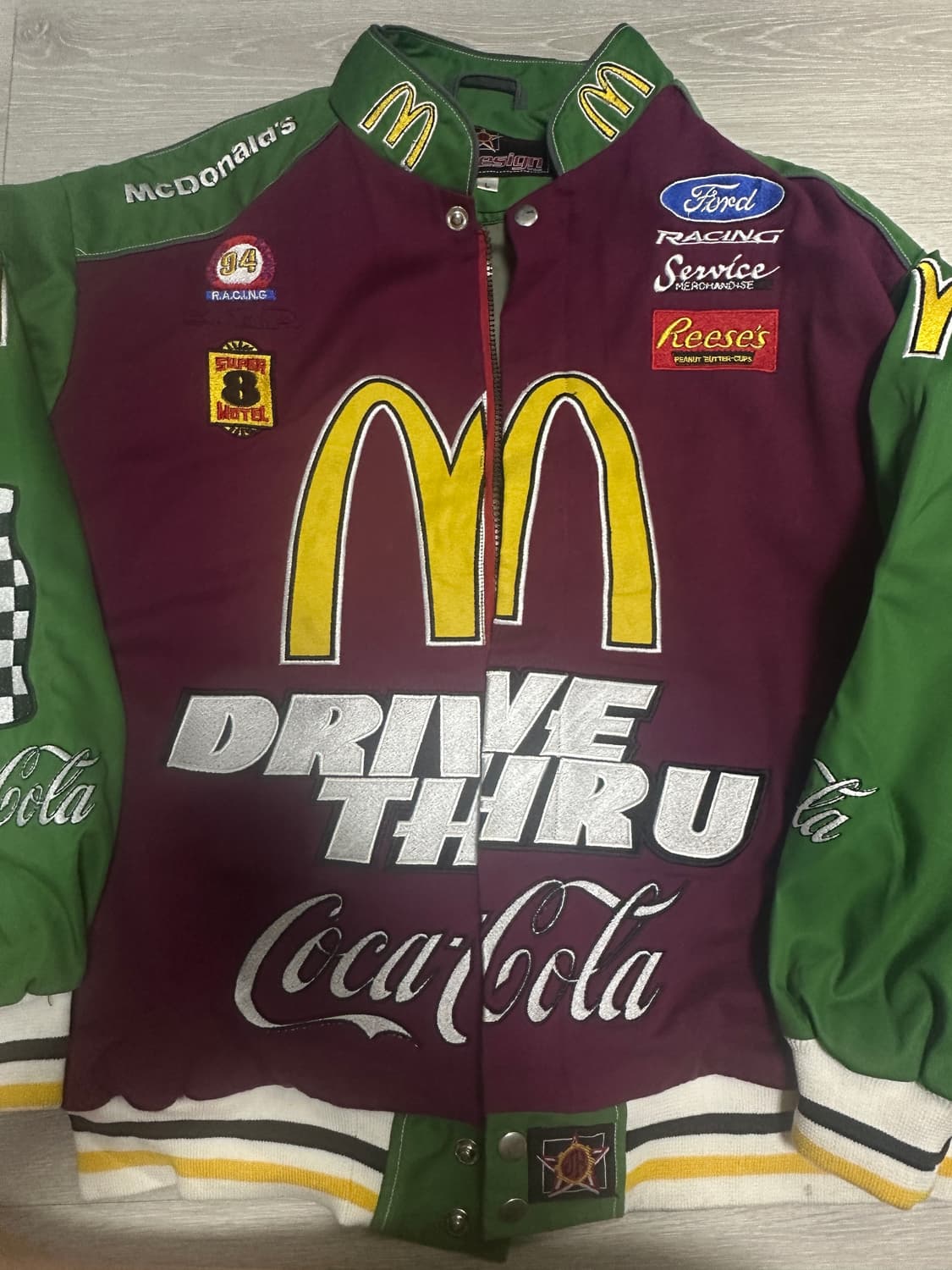 맥도날드x코카콜라 레이싱자켓 상품이미지2