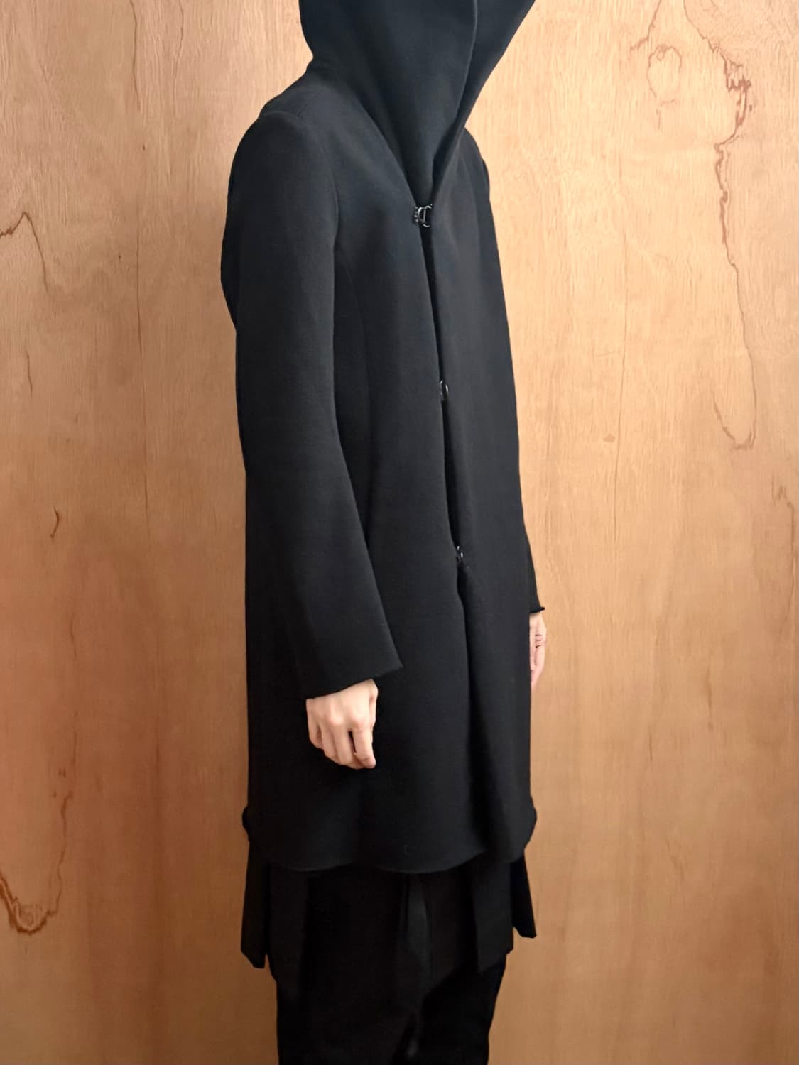 카즈유키쿠마가이 후크 더블레이어 코트 상품이미지3