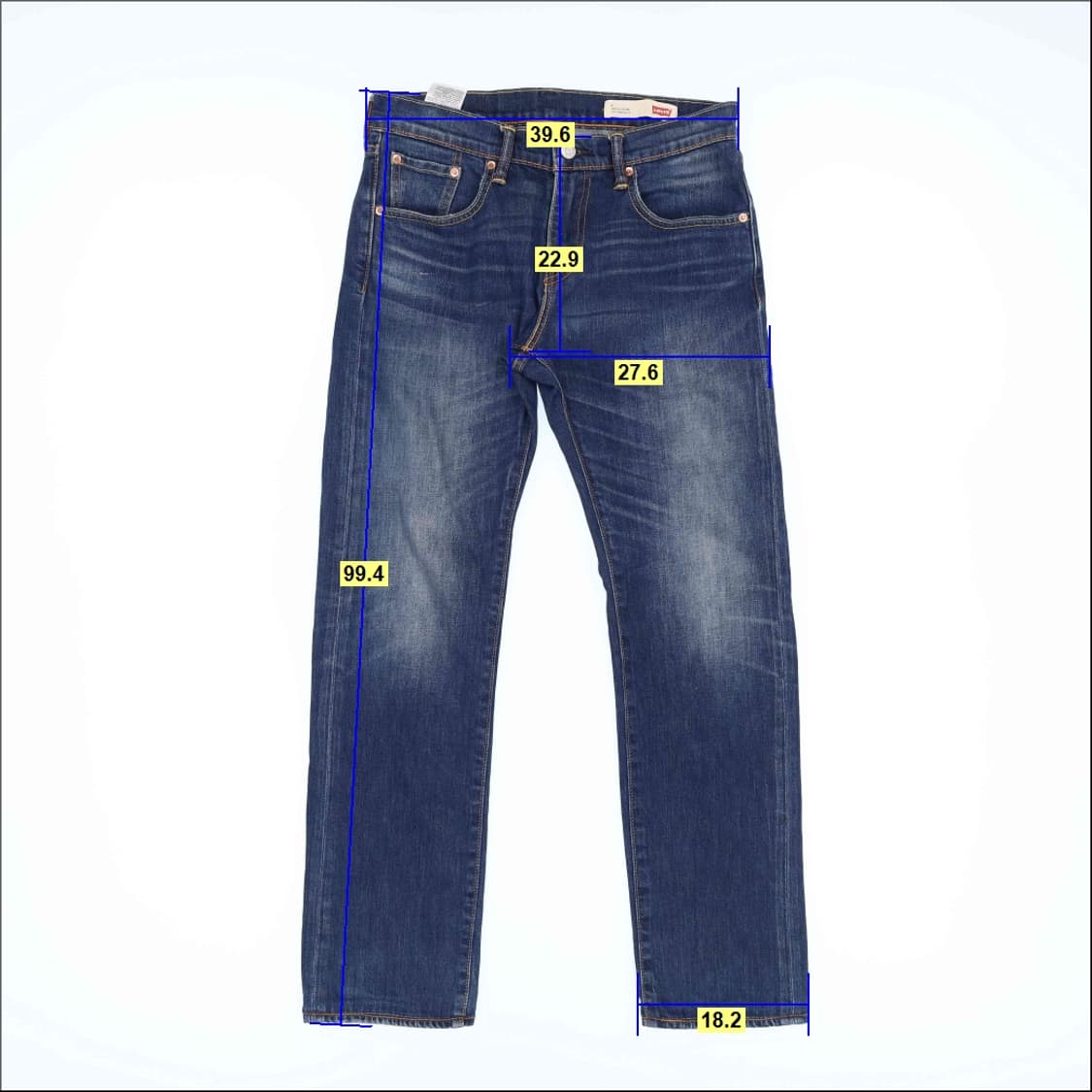 [W30 L34] 리바이스 504 워싱 데님팬츠 1212H2 상품이미지8