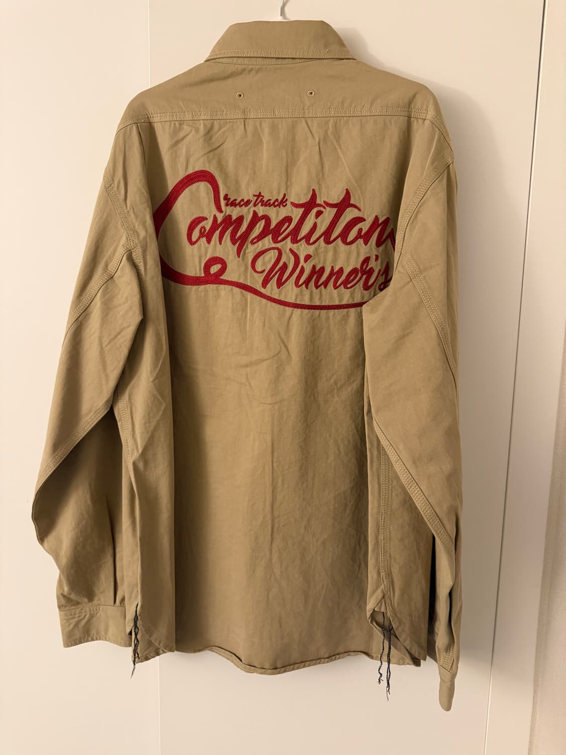 아웃스탠딩 컴퍼니 워크 셔츠 카키 S 상품이미지3