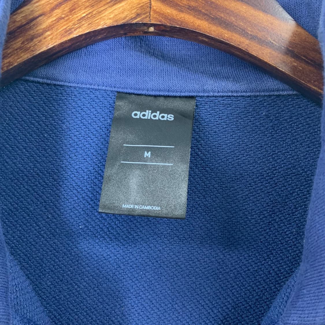 아디다스 루즈핏 다크네이비 트랙 코튼 져지 상품이미지5