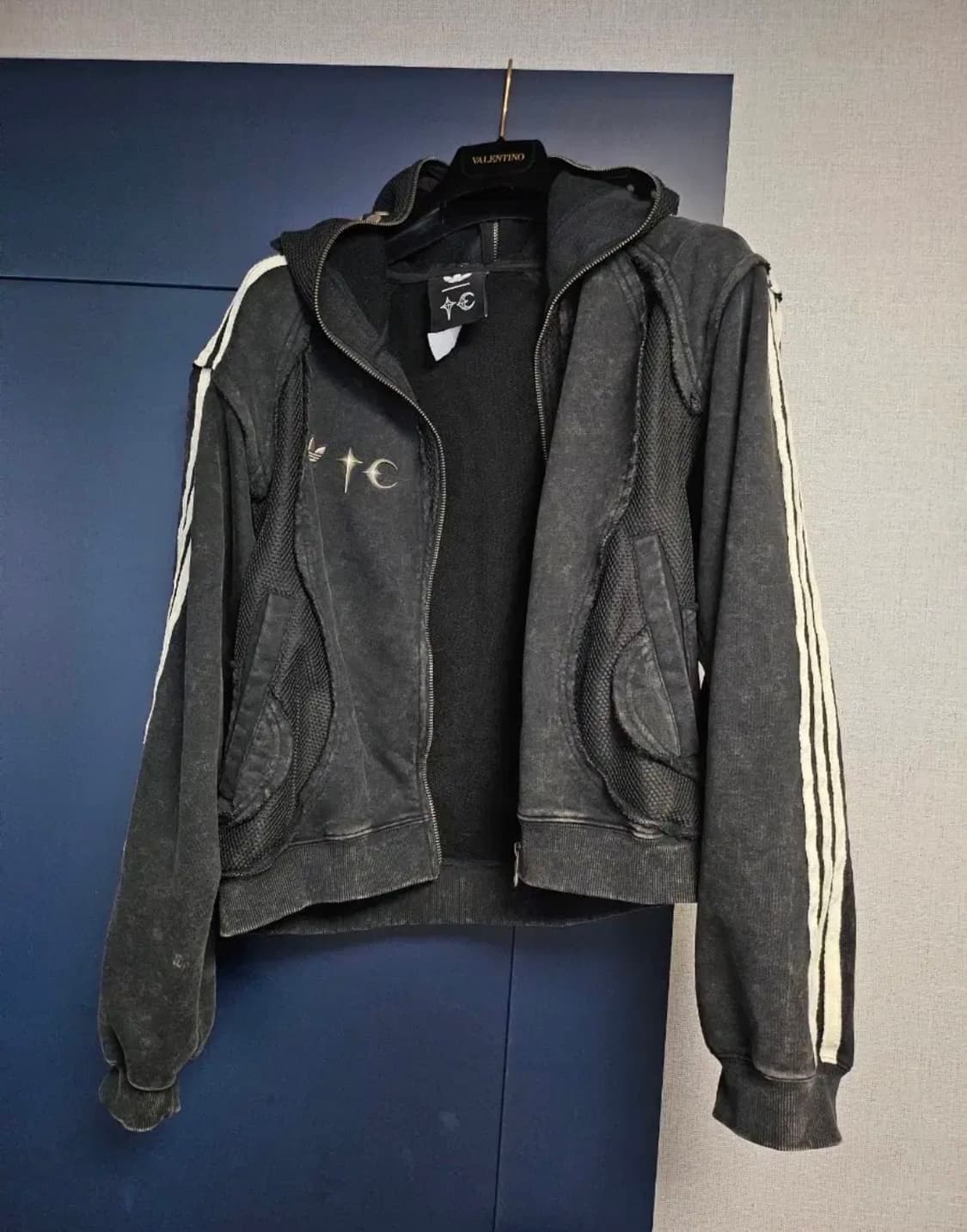 아디다스 떠그클럽 후드집업 블랙 s 상품이미지1