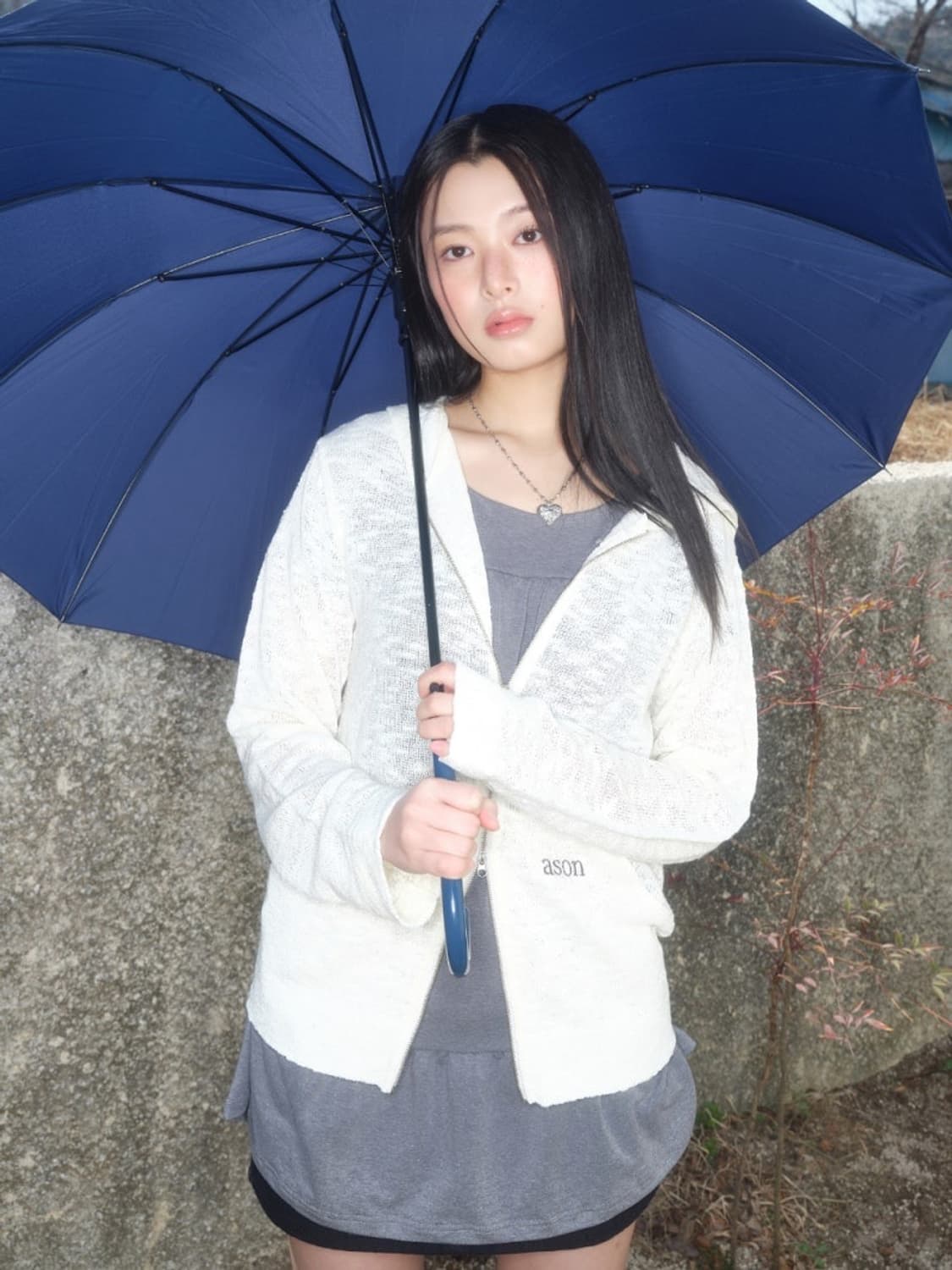 애즈온 KUMA HOOD ZIP-UP 쿠마 후드집업 상품이미지1