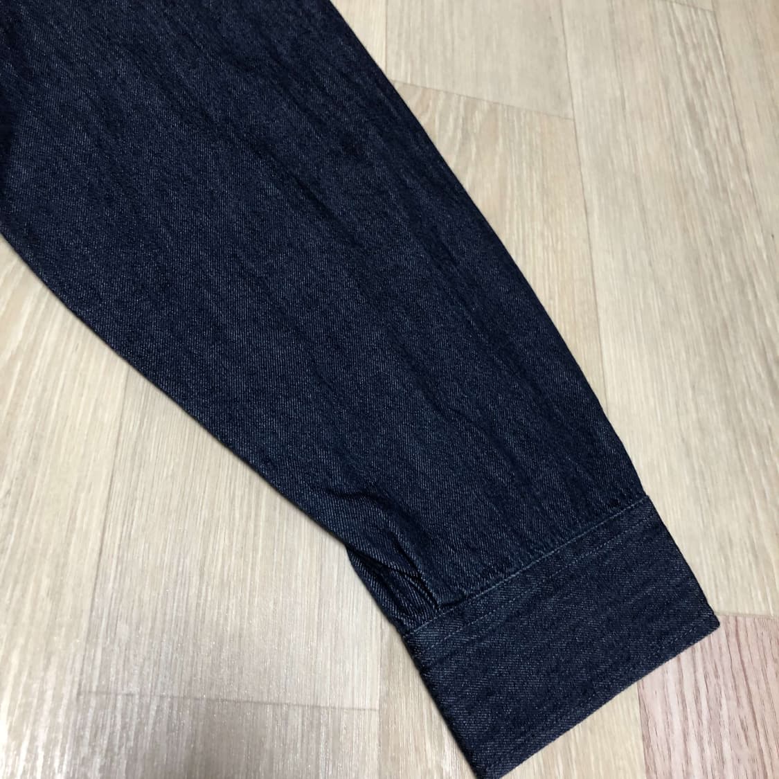 (4XL) 유니클로 UNIQLO 원워시드 데님 셔츠 유니클로 데님 셔츠 상품이미지4