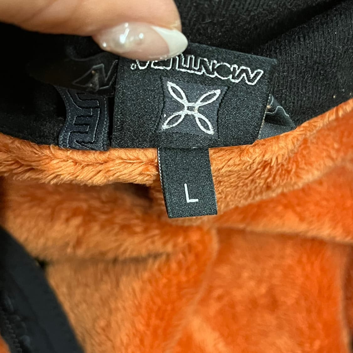 [정품/L] 몬츄라 오렌지 플리스 자켓 b8 상품이미지5