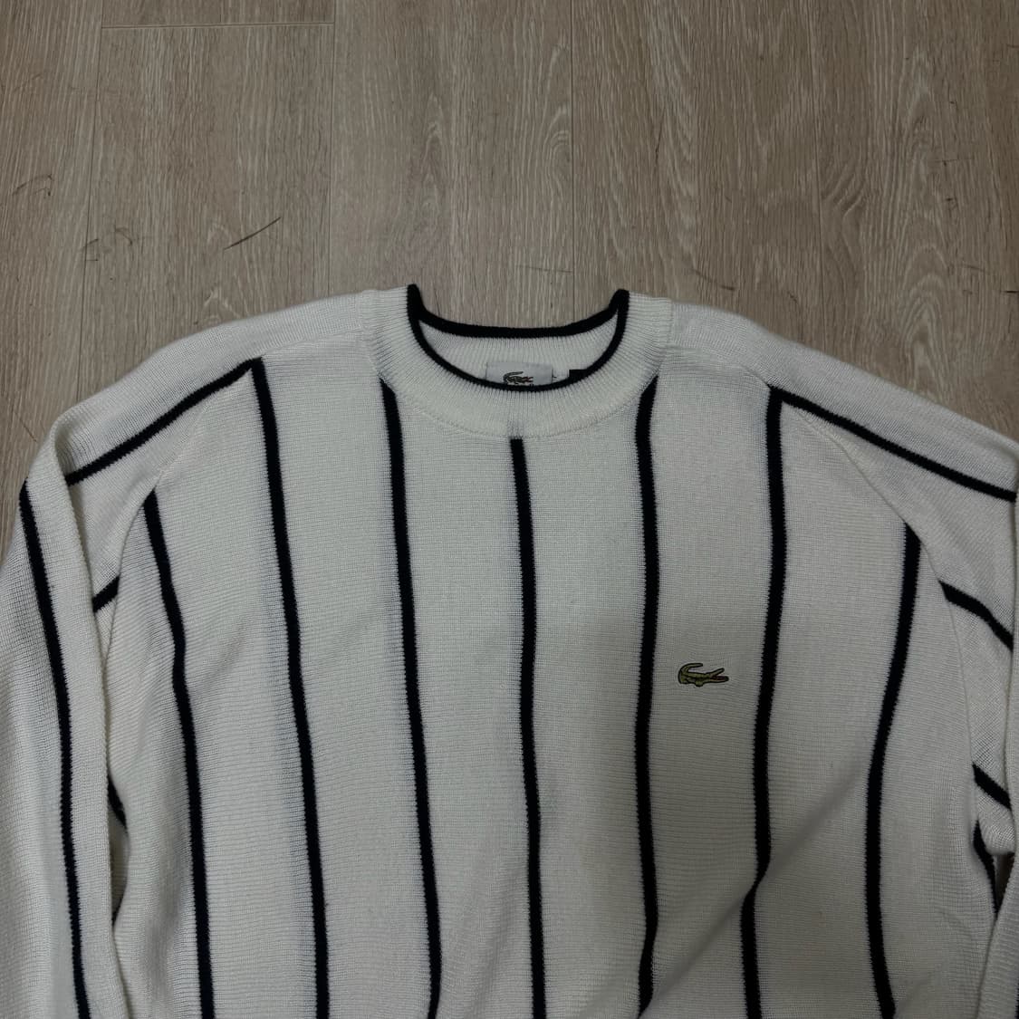 라코스테 남성 스트라이프 니트 XL/105  상품이미지2