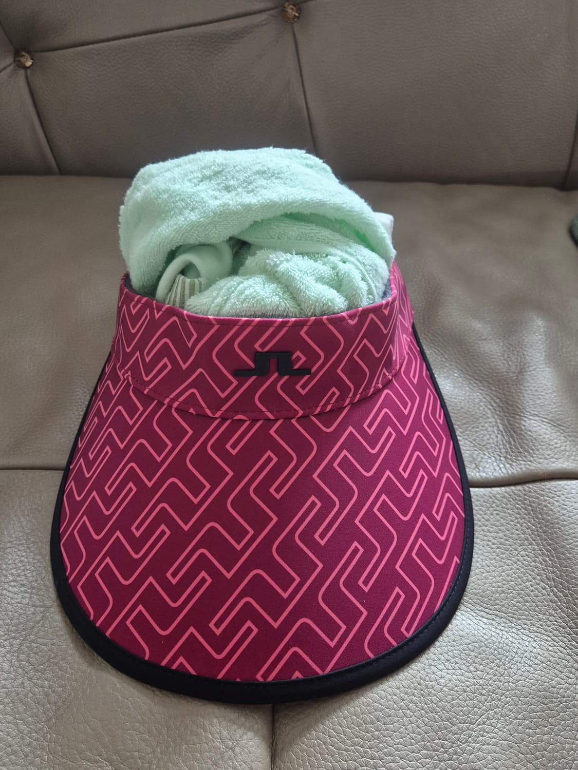 J린드버그 골프 빅바이저  썬캡. 여성 프리 상품이미지3