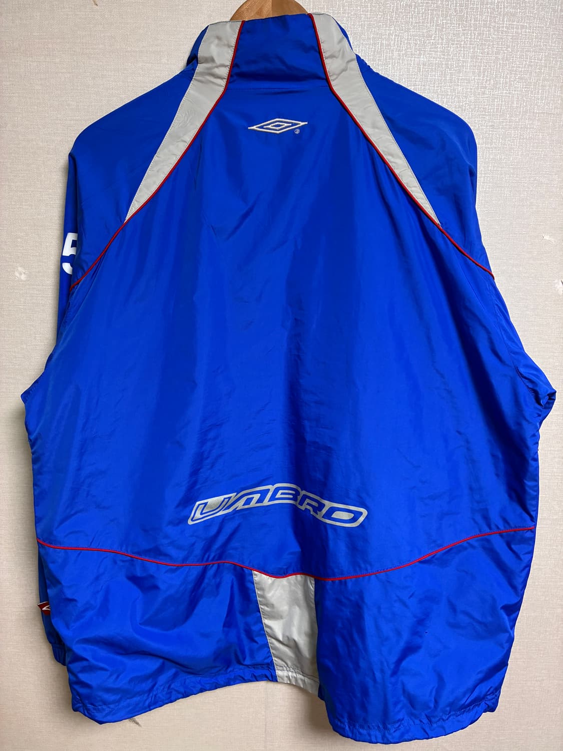 빈티지 엄브로 잉글랜드 국가대표 기모 바람막이 블루 XL 상품이미지4