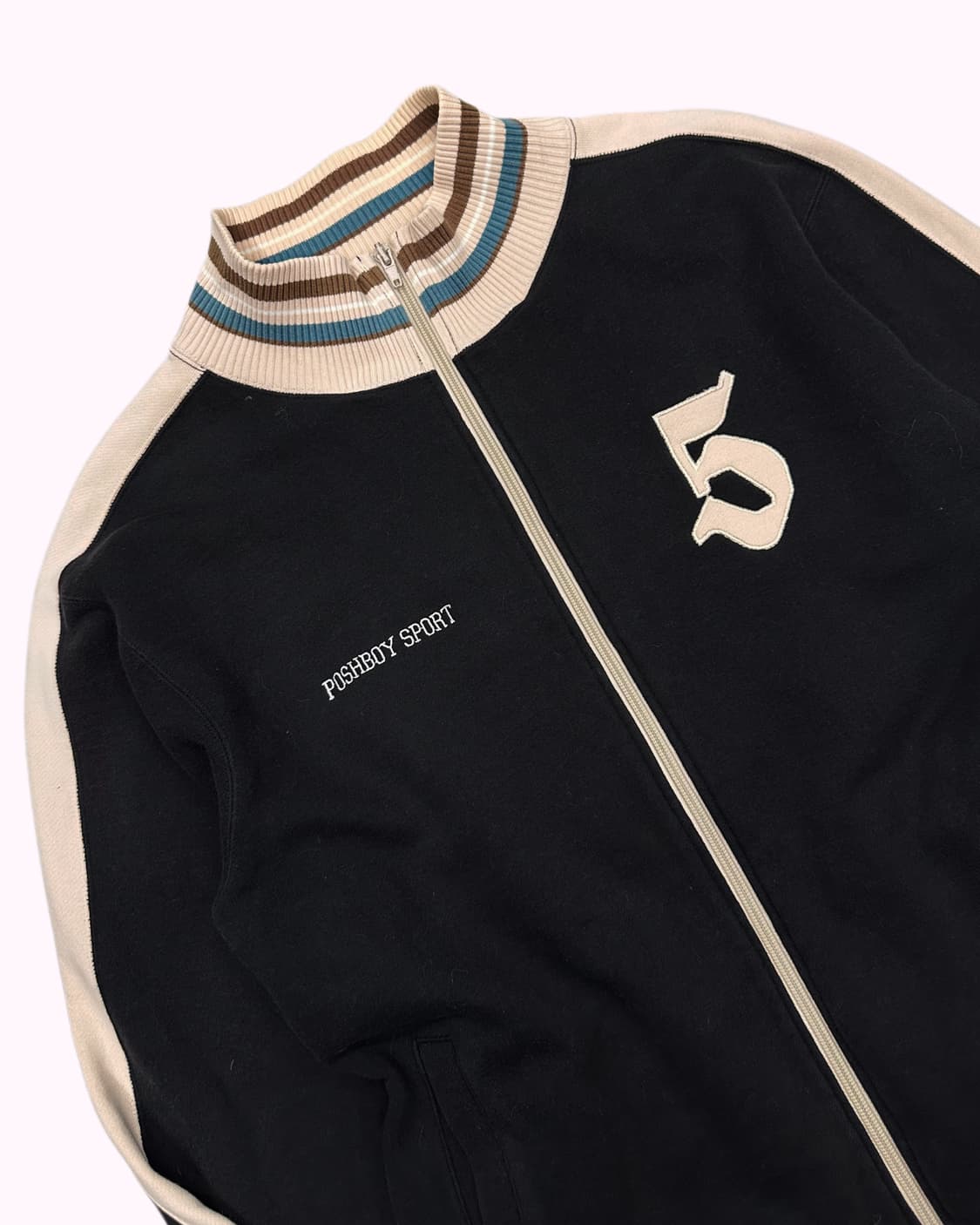 POSH BOY embroidery logo sweat zip-up 상품이미지3