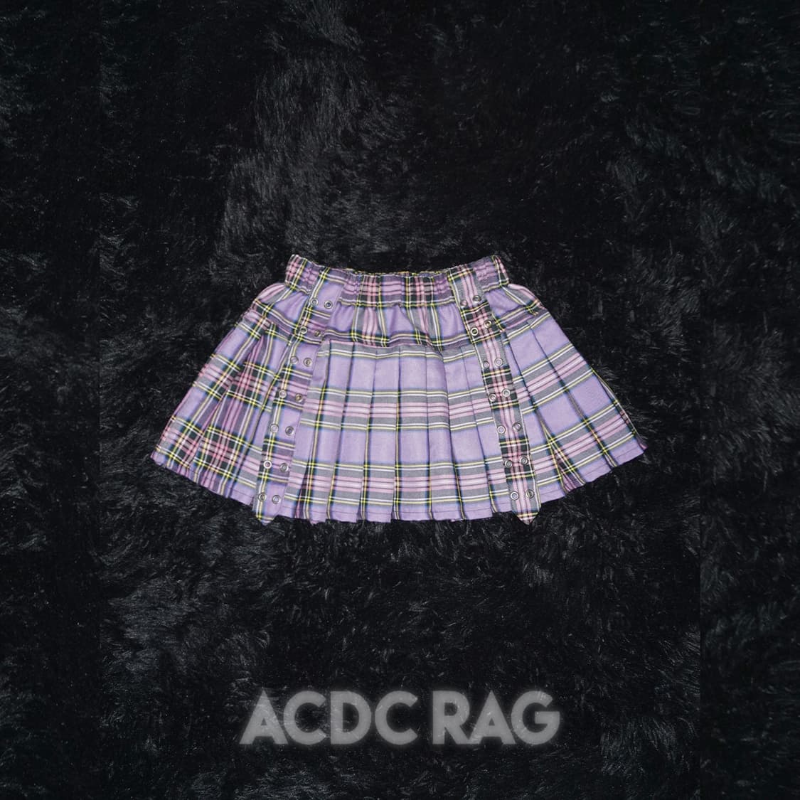 (acdc rag) punk eyelet skirt  상품이미지1