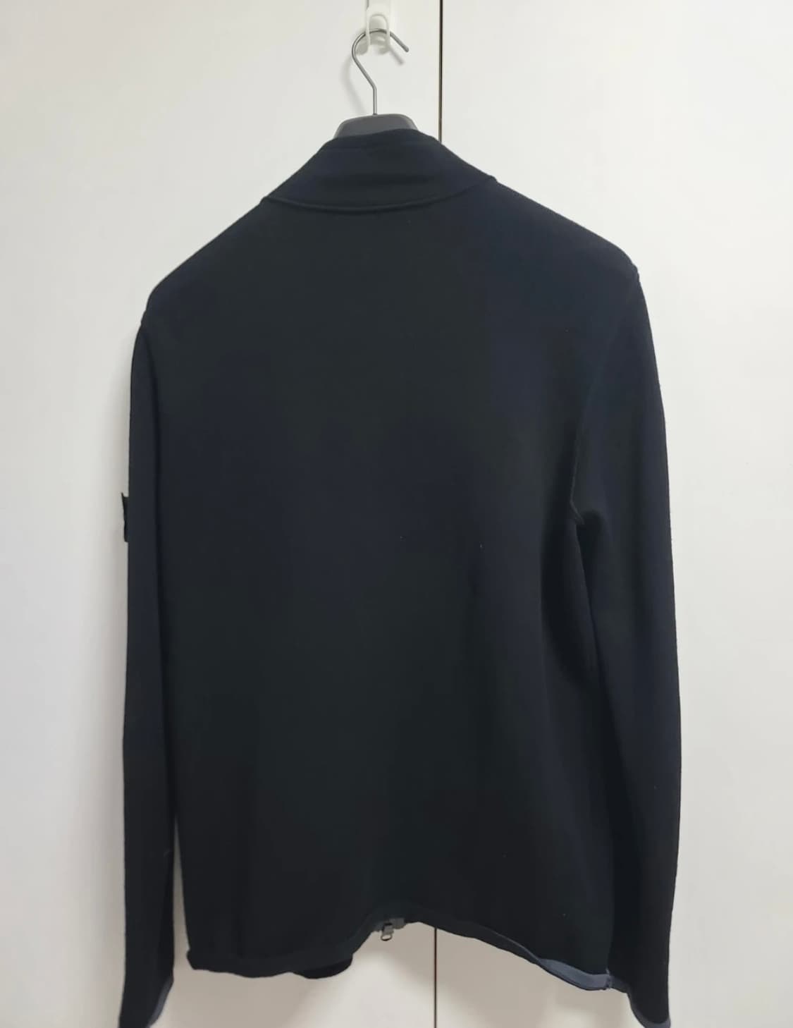 스톤아일랜드 니트 울 집업 블랙 상품이미지4