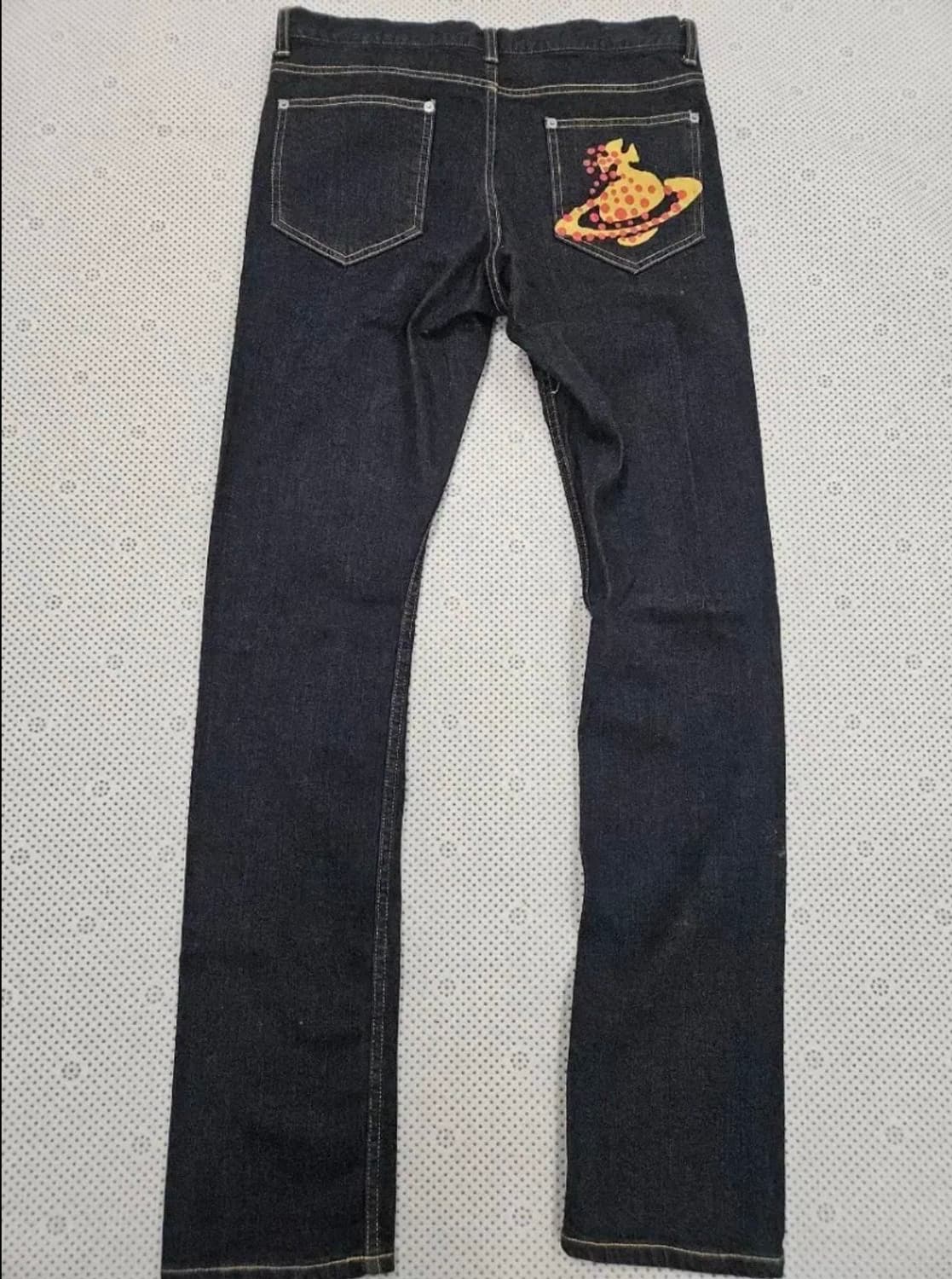 비비안웨스트우드 셀비지 데님 생지 진 상품이미지5