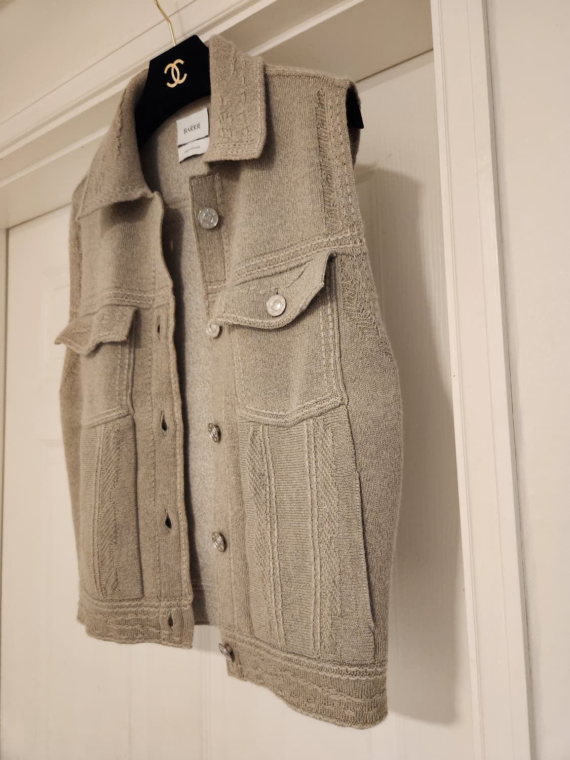 (정품)샤넬 배리 BARRIE 캐시미어 베스트자켓 상품이미지8