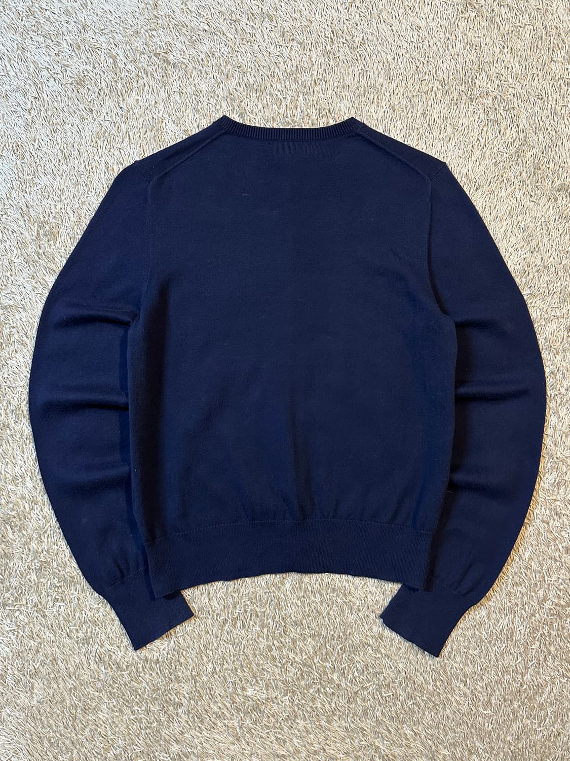 폴로 랄프로렌 걸즈 소매로고 코튼 가디건 네이비 상품이미지4