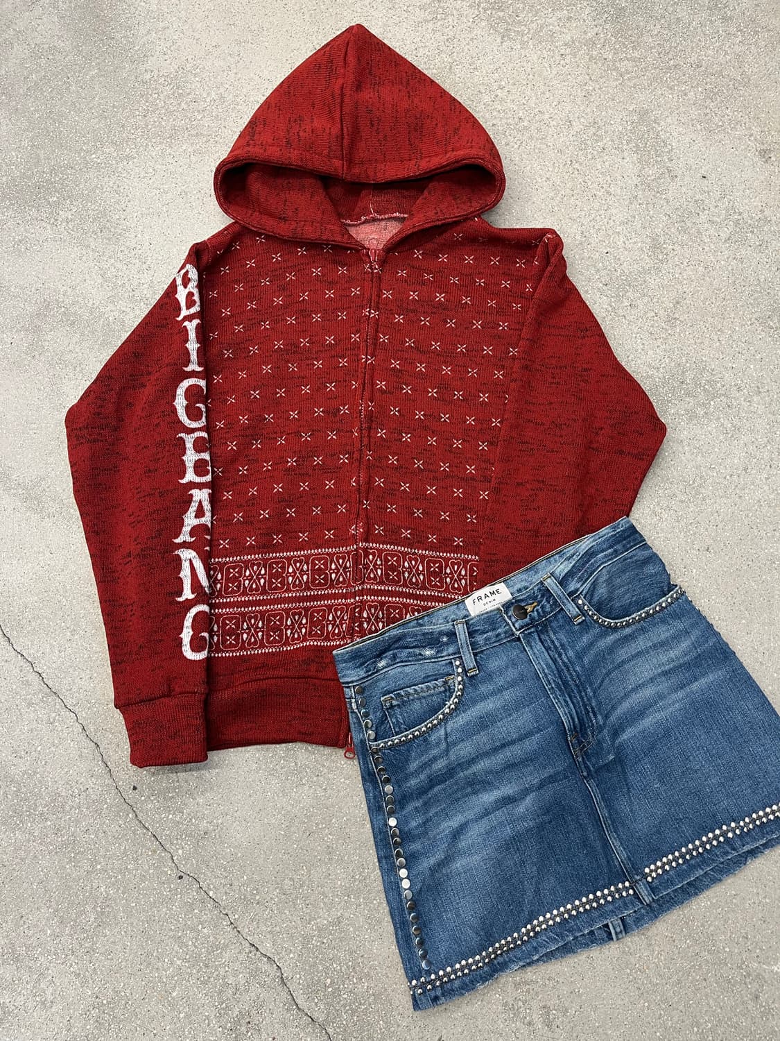 BIGBANG VIP JAPAN 후드 니트 집업 상품이미지7