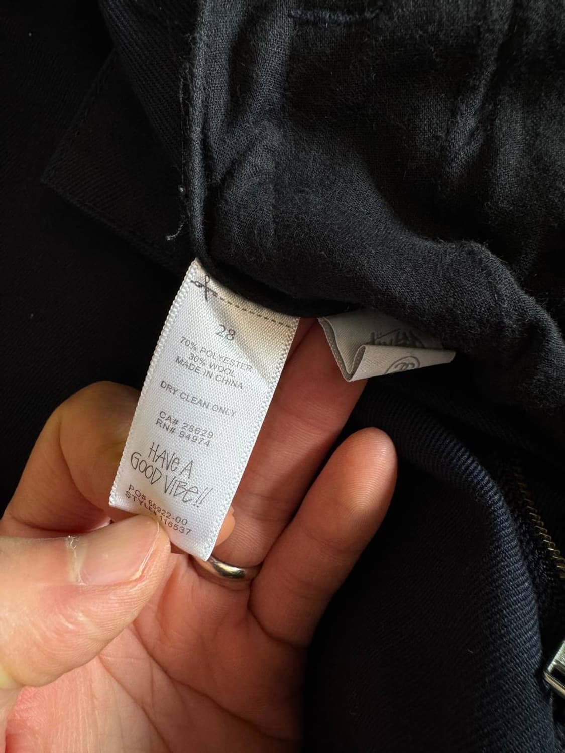 Stussy pants navy (28-29) 상품이미지5