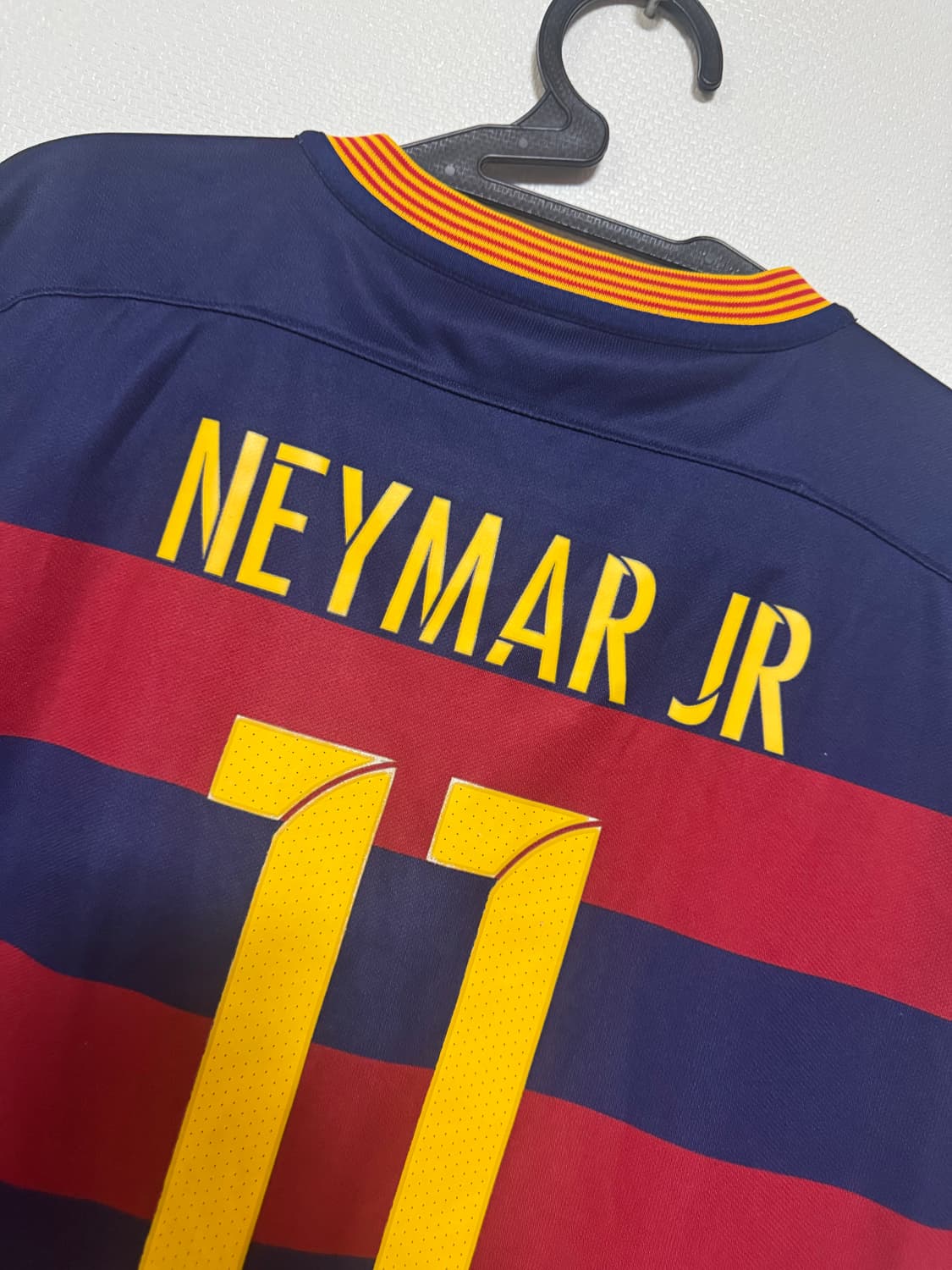 105 나이키 바르셀로나 15-16 네이마르 홈 유니폼 반팔 상품이미지4