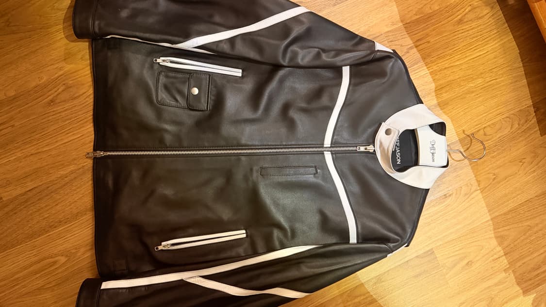 도프제이슨 믹스 레더 라이더 자켓 (양가죽) 상품이미지2