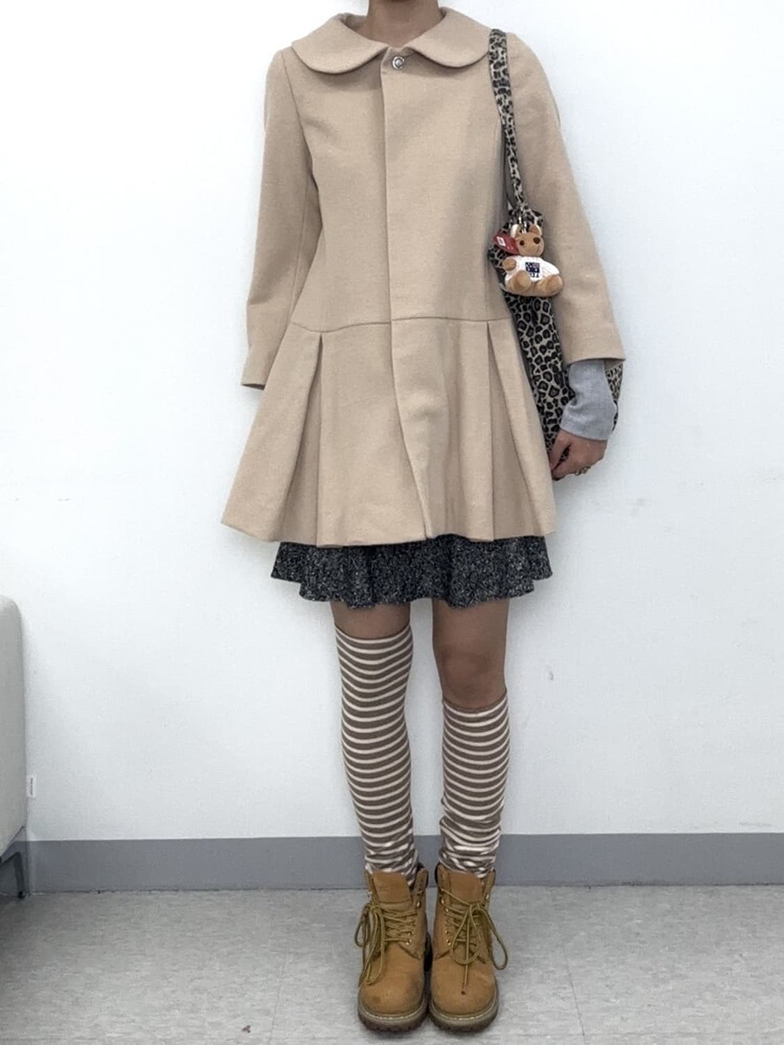 빈티지 코트 하구미 모리걸 원피스 코트  상품이미지2