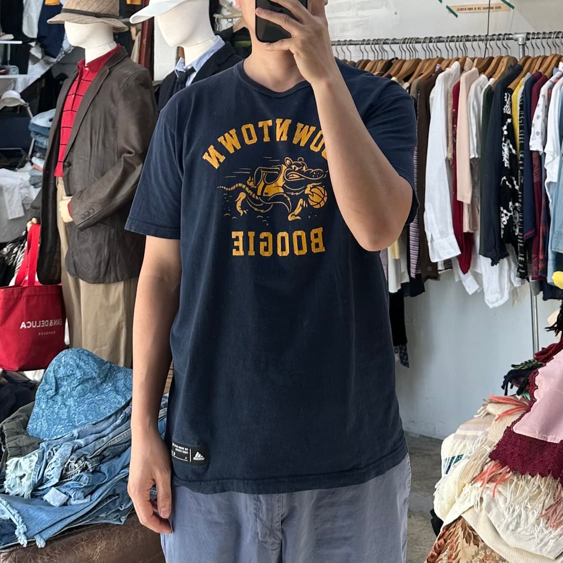 (착용컷) 아디다스 프린팅 반팔 티셔츠 (남성용 100) 상품이미지4