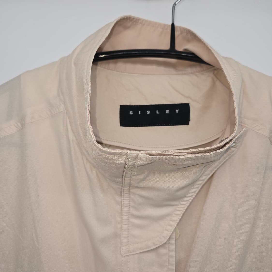 Sisley 아이보리 크롭 야상 자켓 상품이미지2