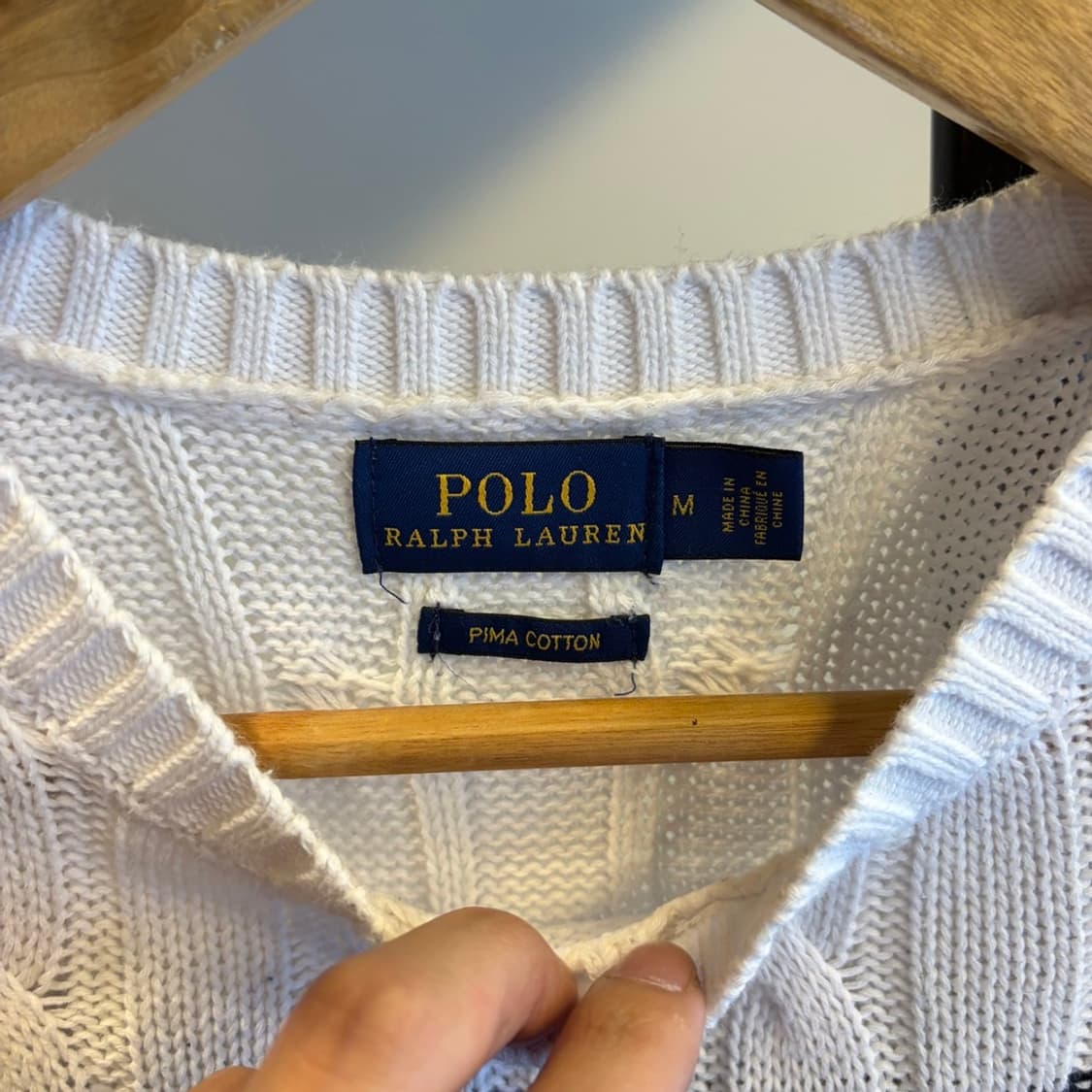 15196 - 폴로 랄프로렌 케이블 반팔 니트 (피마 코튼) 상품이미지3