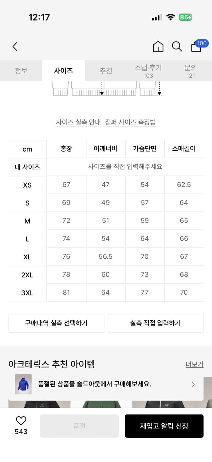 아크테릭스 아톰후디 바이탈리티 상품이미지2