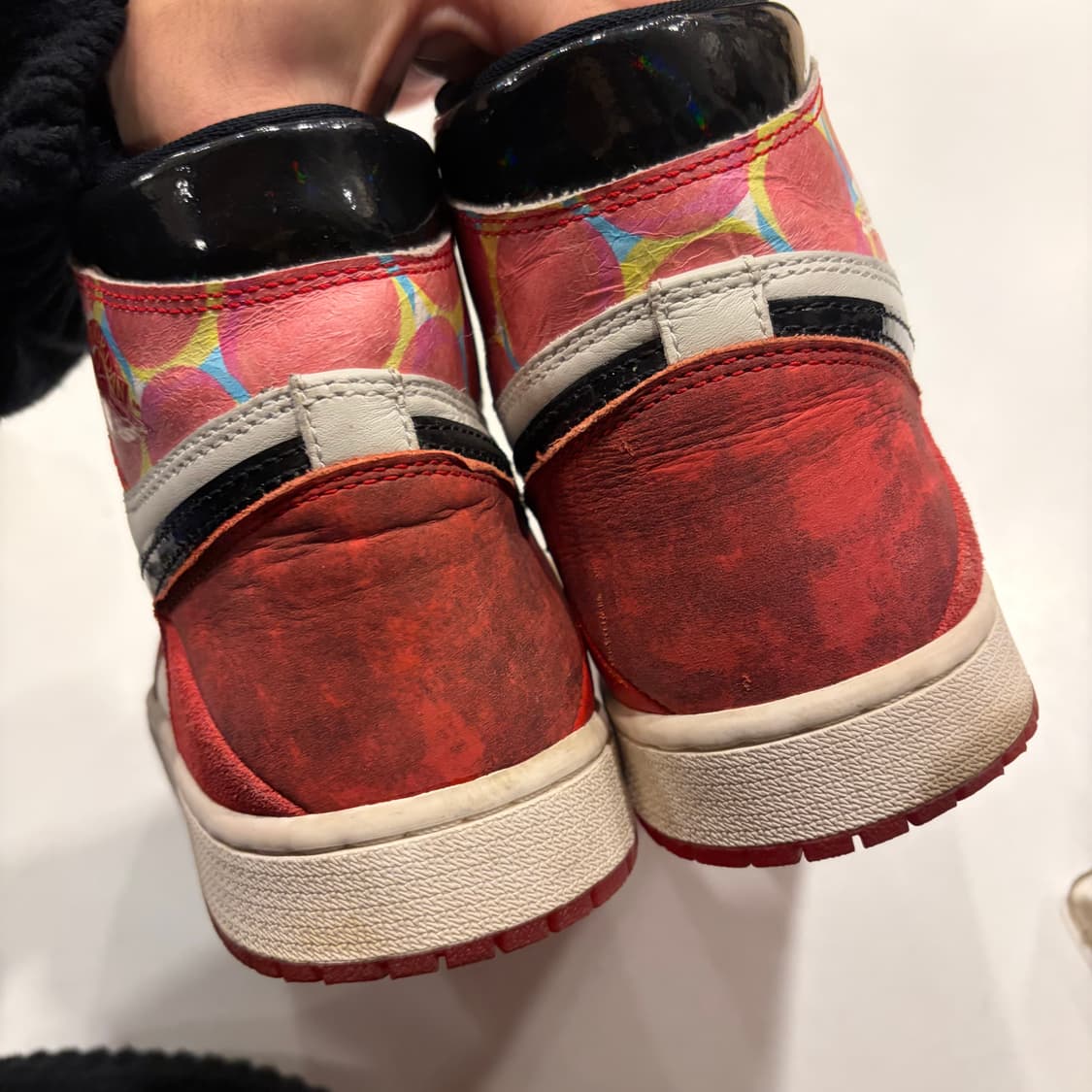 [270] 나이키 에어 조던 1 스파이더맨 하이 OG 레드 상품이미지6