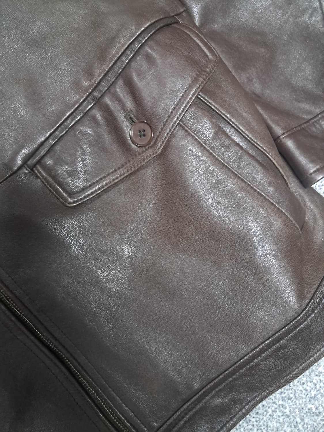 바나나리퍼블릭 양가죽자켓 상품이미지3