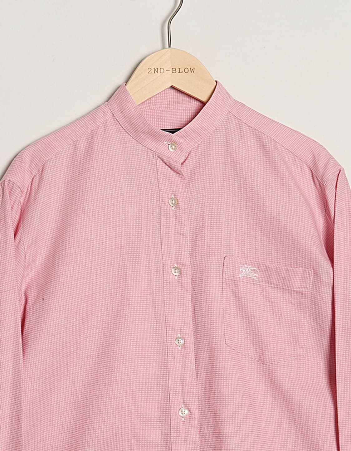 Old Burberrys BandCollar Check Shirts 상품이미지2