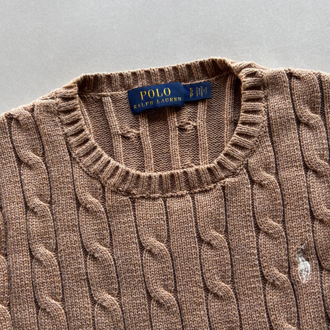 [S]폴로 랄프로렌 꽈배기 케이블 코튼 니트 상품이미지7