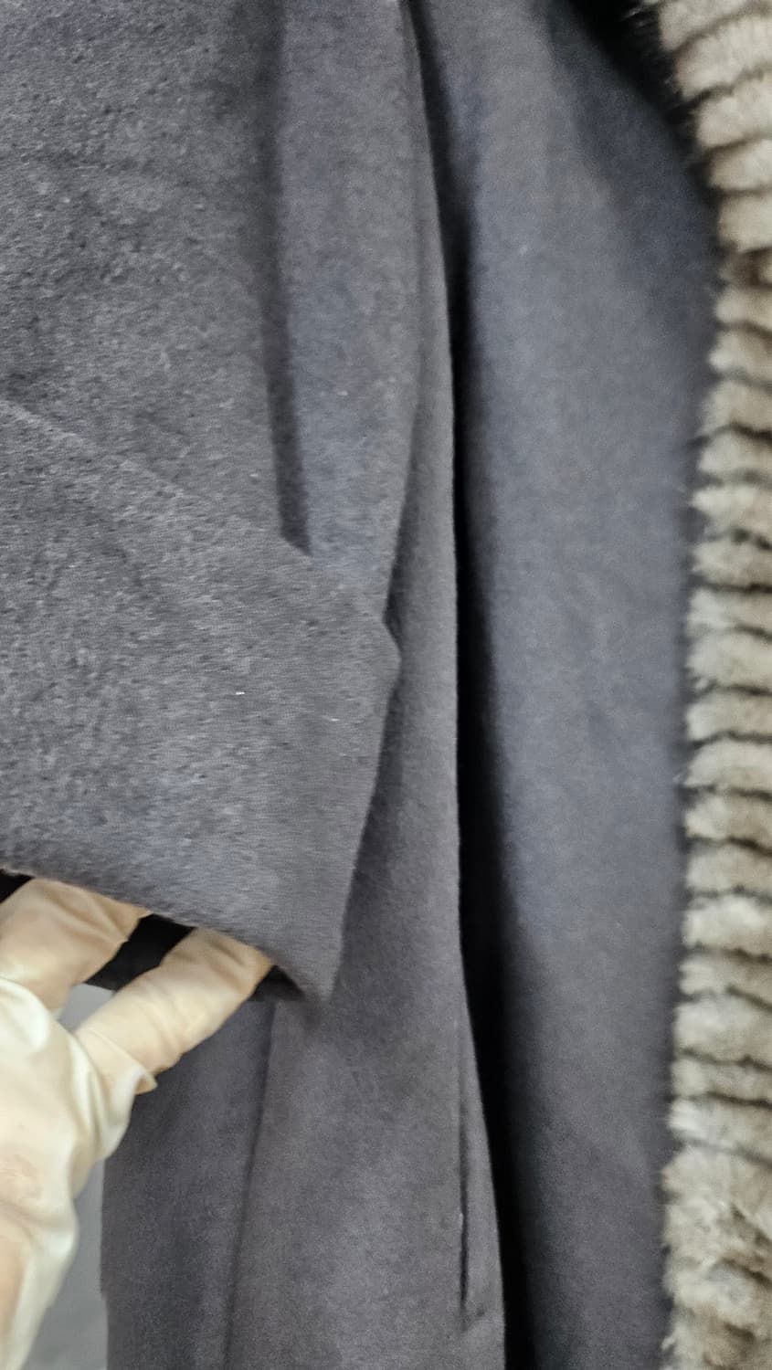 캐시미어  밍크 트래밍 롱코트  상품이미지5