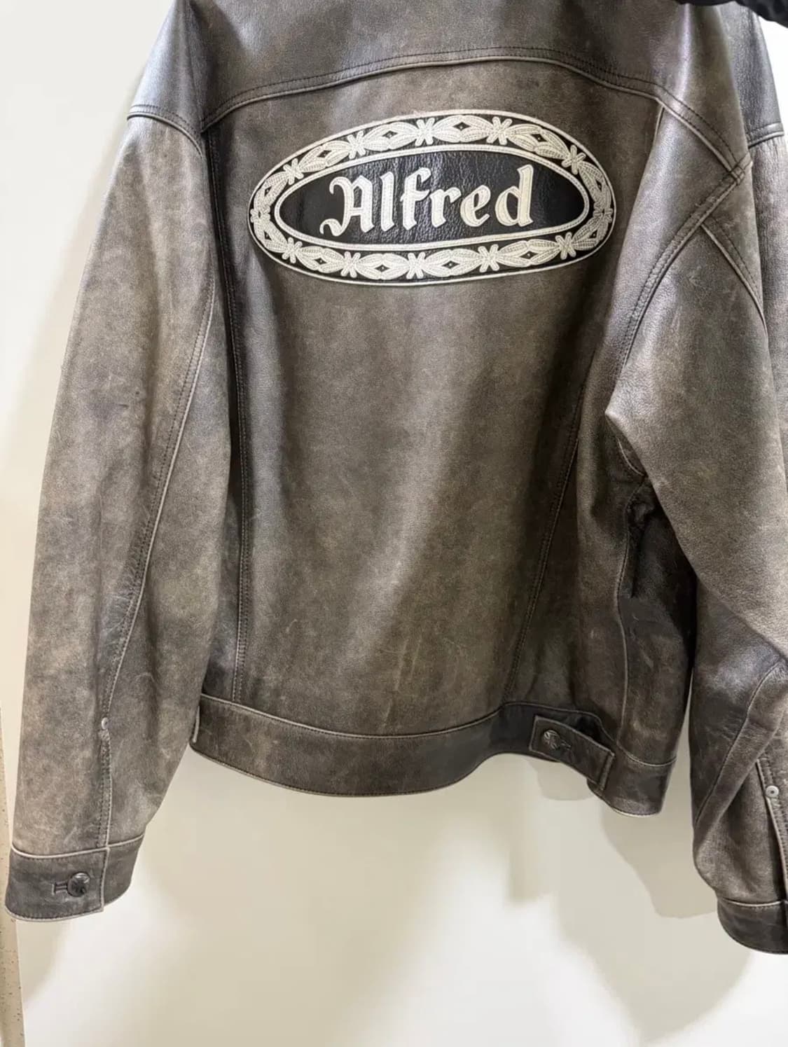 헤리티지플로스 알프레드 레더 자켓 alfred 상품이미지2